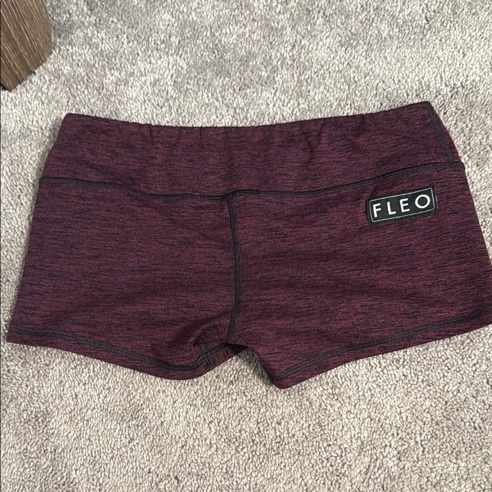 Fleo Women's Maroon Athletic Shorts